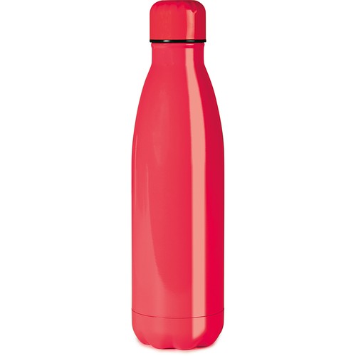 500 ML FLUO COLOURS VACUUM STEEL BOTTLE WITH DOUBLE INSULATING WALL