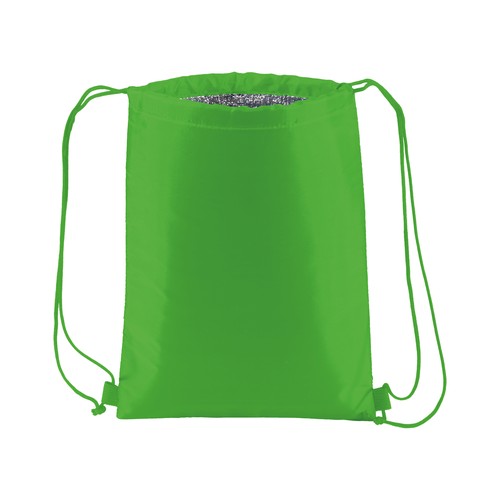 210T polyester insulated backpack with drawstring closure