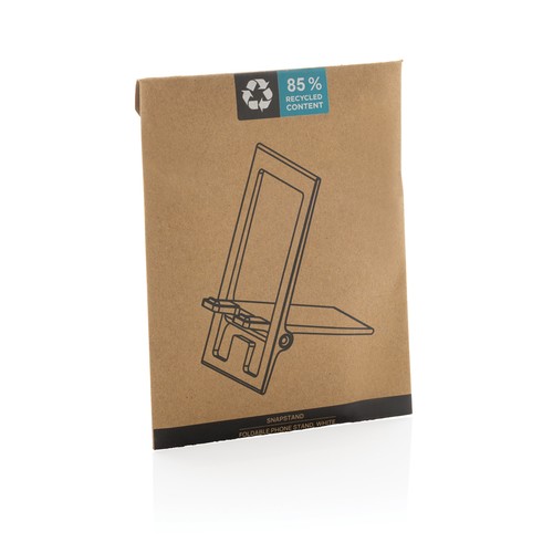 Soporte teléfono plegable plástico reciclado RCS SnapStand