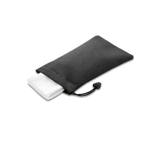 BERNAL. Recycled polyester (100% rPET) fitness cooling towel with non-woven pouch