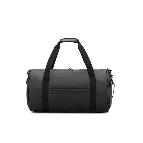 OSASCO SPORT. Sac de sport cylindrique en polyester recyclé haute densité 600D avec compartiment latéral pour les chaussures