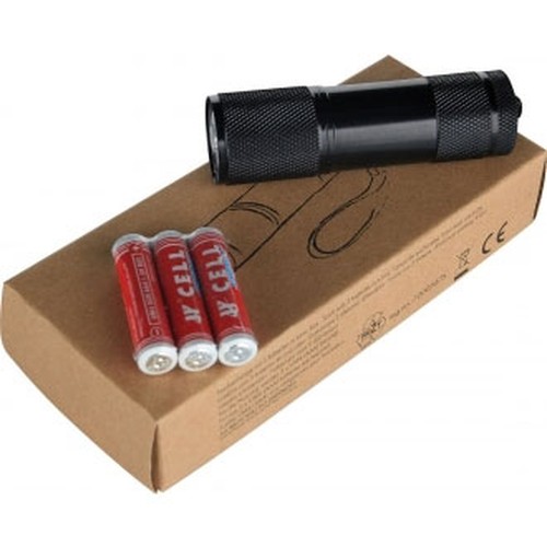 Flashlight with batteries