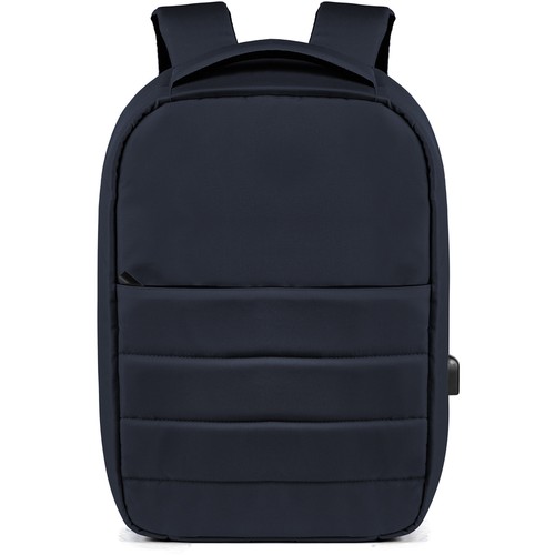 300D RPET ANTI-THEFT RPET RUCKSACK WITH USB CHARGE PORT