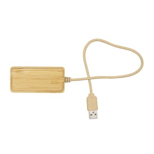 Bamboo USB and USB-C hub B'RIGHT | Kenzie