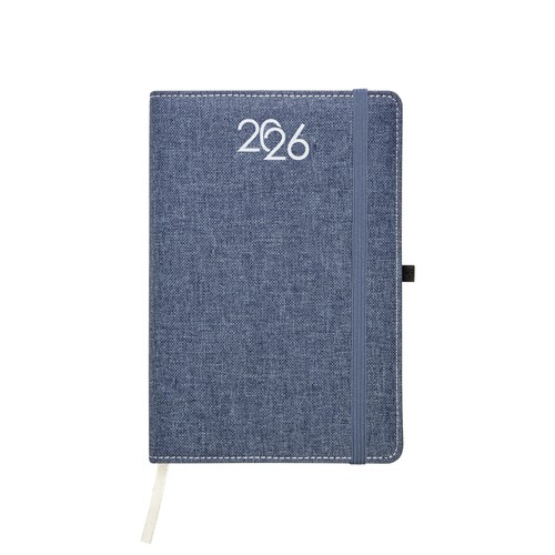 Daily Planner 2026, hardcover made of recycled PET with a mélange effect