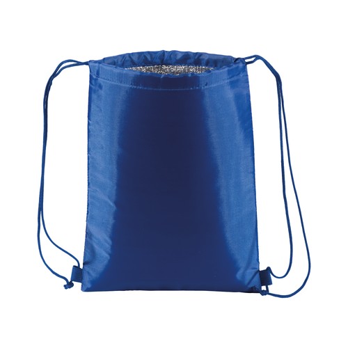 210T polyester insulated backpack with drawstring closure