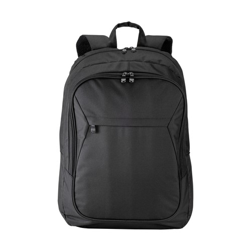 17-inch 300D polyester computer backpack with three pockets