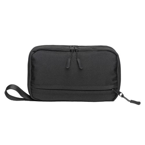 Tech organizer made of R-PET 900D with inside pockets and zipper closure