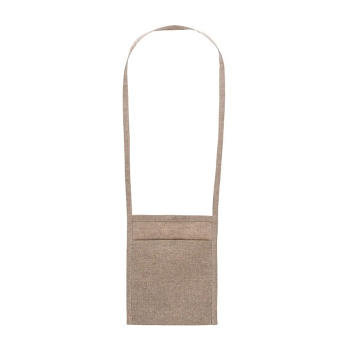 Tasting glass holder in recycled cotton 150g/m2, with 90 cm string.