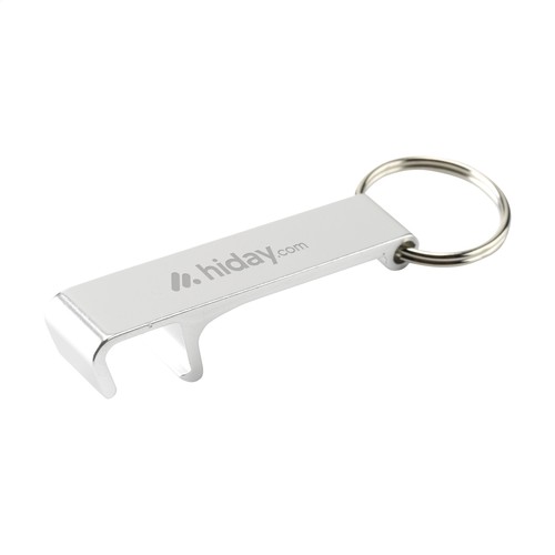 Alu Opener Phone Stand GRS Recycled keyring