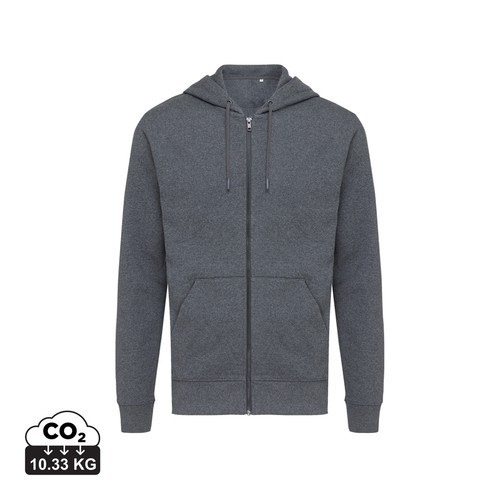 IQONIQ Abisko gerecycled katoen hoodie met rits