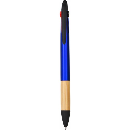 3 COLORS TOUCH SCREEN BALLPOINT PEN IN PLASTIC AND BAMBOO
