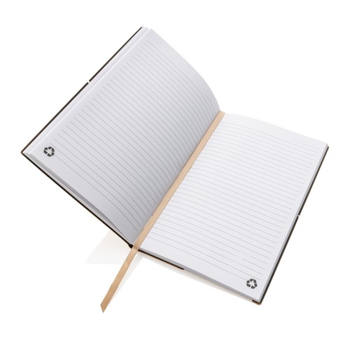 A5 GRS recycled leather notebook