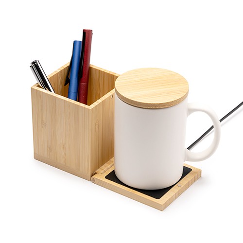 Porte-stylo avec chauffe-tasse Agerato