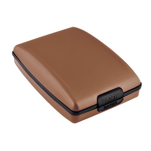 BUSINESS CARD CASE MULTIFUNCTION BROWN