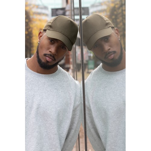 Casquette 5 panneaux en coton recyclé 190gr IMPACT