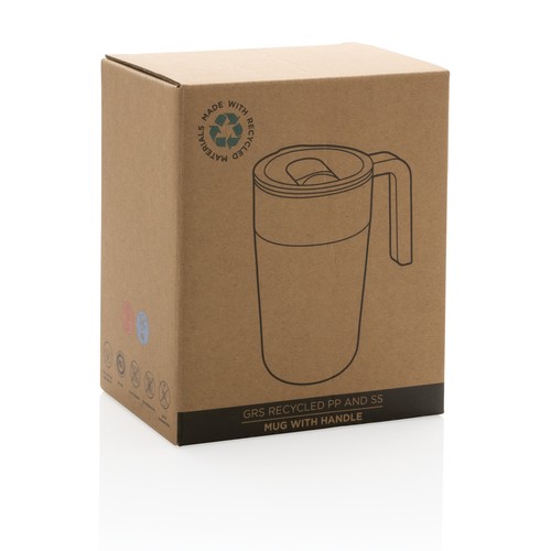 Taza con asa de PP y SS Reciclado GRS