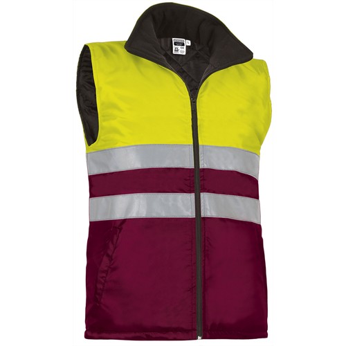 bodywarmervest met reflecterende strepen
