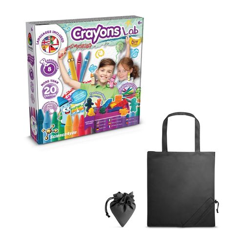 Crayon Factory Kit II. Educatief spel geleverd met een opvouwbaar 190T geschenkzakje