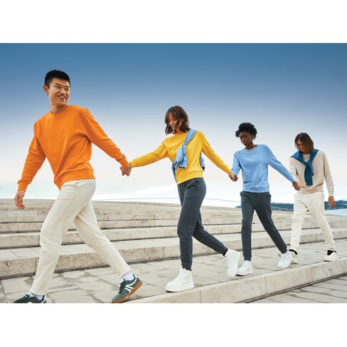 Cuello redondo de algodón reciclado IQONIQ Etosha