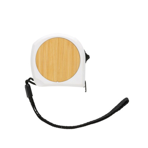 Mètre ruban 5M/19mm en plastique recyclé RCS et bambou