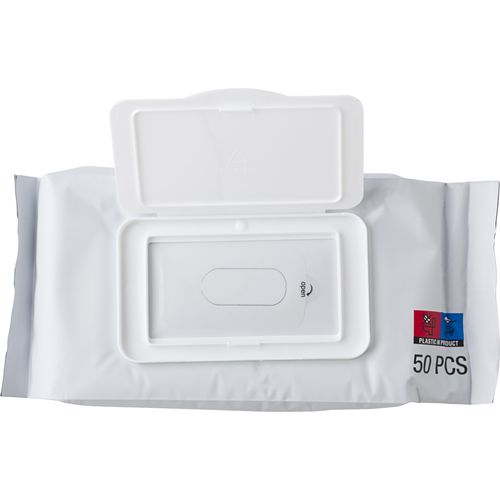 Pouch with 50 wet tissues (75% alcohol) Estella