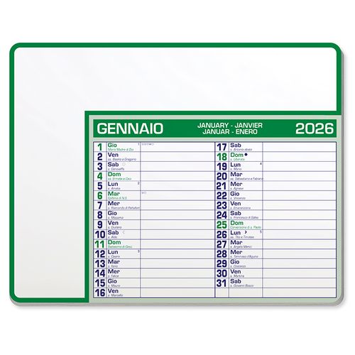 CALENDAR PAD EDGE