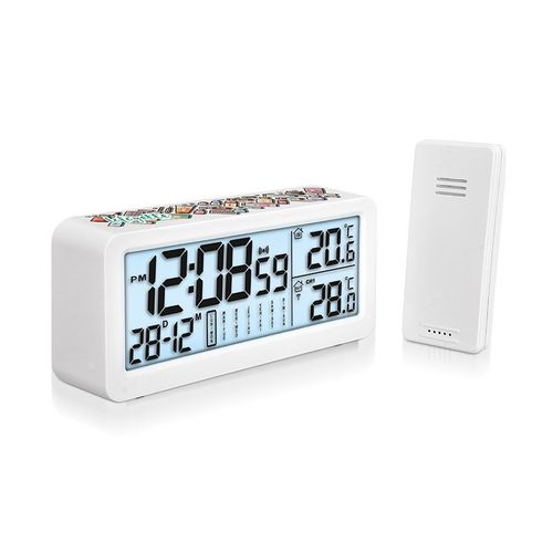 ALARM CLOCK MULTIFUNCTION WITH EXTERNAL TEMPERATURE SENSOR