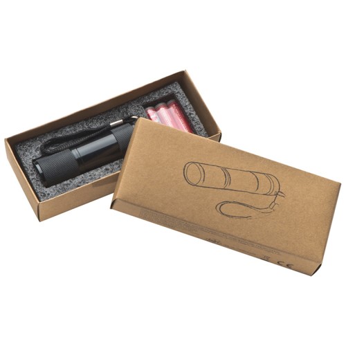 Flashlight with batteries