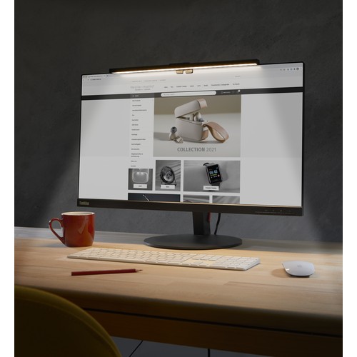 USB monitor lamp for bright and economical work in the office and home office