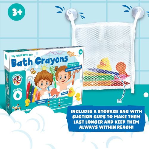 BATH CRAYONS. Jouets éducatifs pour enfants