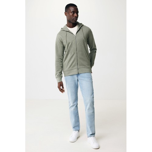 IQONIQ Abisko gerecycled katoen hoodie met rits