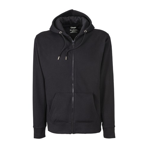 100% regenerated fabric unisex hooded sweatshirt