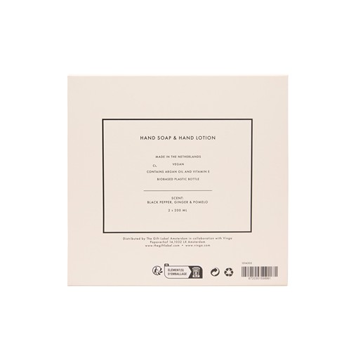VINGA x TGL hand care gift set