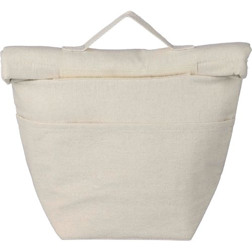 Recycled cotton (220 gsm) rolltop cooler bag Faith