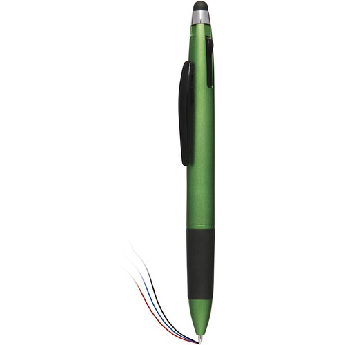3 COLORS TOUCH SCREEN PLASTIC BALLPOINT PEN