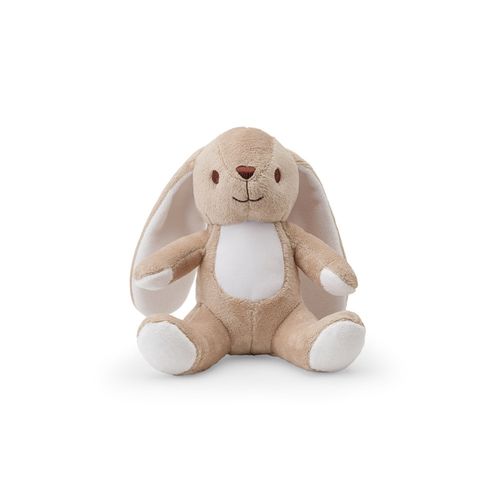 BUGS. Polyester plush toy in the shape of a rabbit, with its own fabric for customization