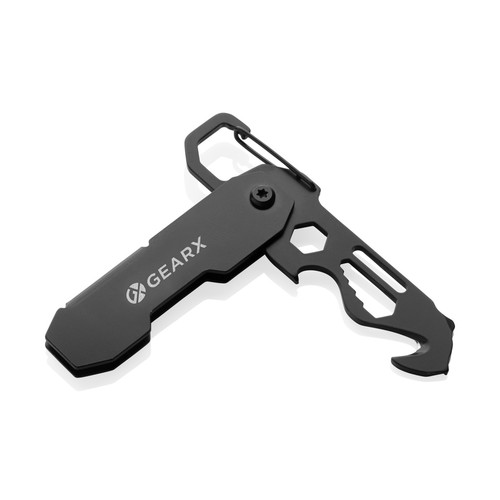 Gear X opvouwbare EDC-tool met karabijnhaak en pakket opener