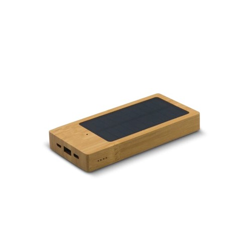  Powerbank bambou solaire 8000mAh