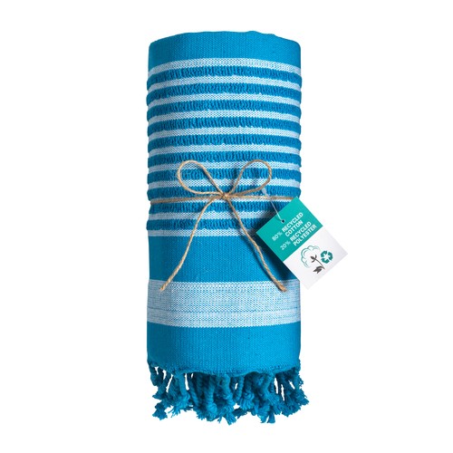350 g/m2 recycled cotton beach towel/pareo
