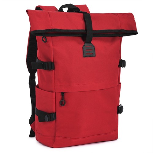 ROLL-UP LAPTOP RUCKSACK IN POLYESTER 600D