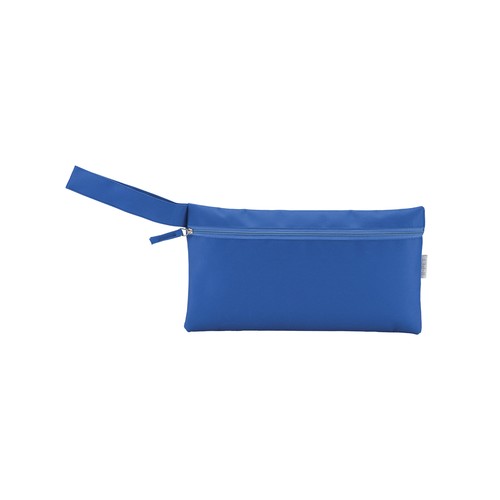 Recycled polyester R-PET document holder with zipper closure and practical handle