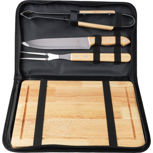 Set de bbq. de acero inox. Kathleen