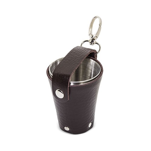 Ensemble composé de 4 petits verres, avec un étui Olearia