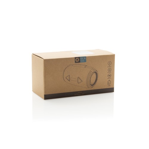 Enceinte 16W étanche IPX4 en plastique recyclé RCS Prisma