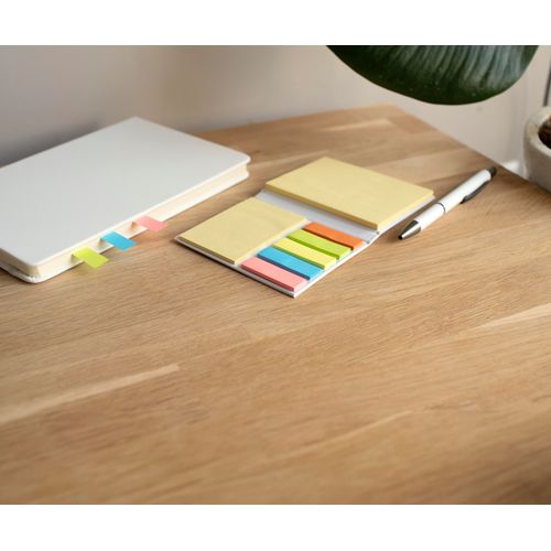 Cardboard holder with sticky notes Duke