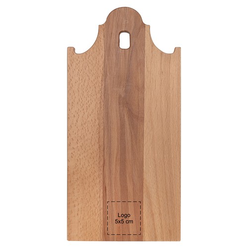 Beech board canal house bell gable 35x17 cm