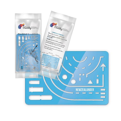 NORMOGRAPH RULER WITH BAG