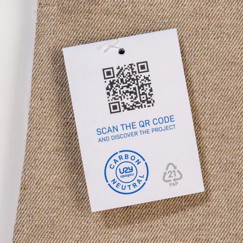 280 g/m2  recycled cotton  carbon neutral apron