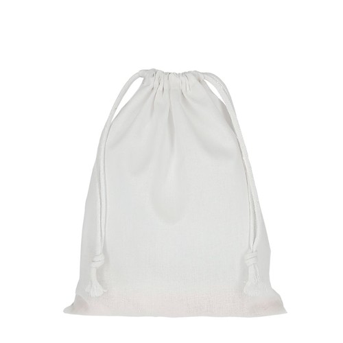 Pochon coton FIDJI M 155 - Blanc